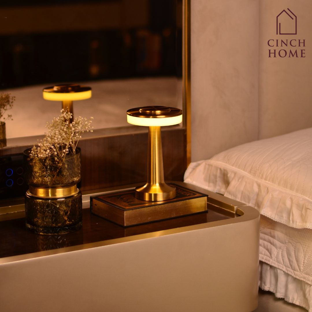 Lampe de Chevet à piles avec design excentré