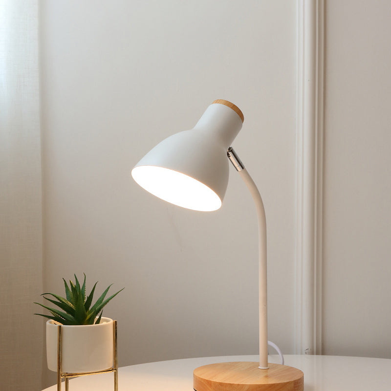 Lampe Macaron - Lampe de bureau torche pour enfant avec abat-jour en métal