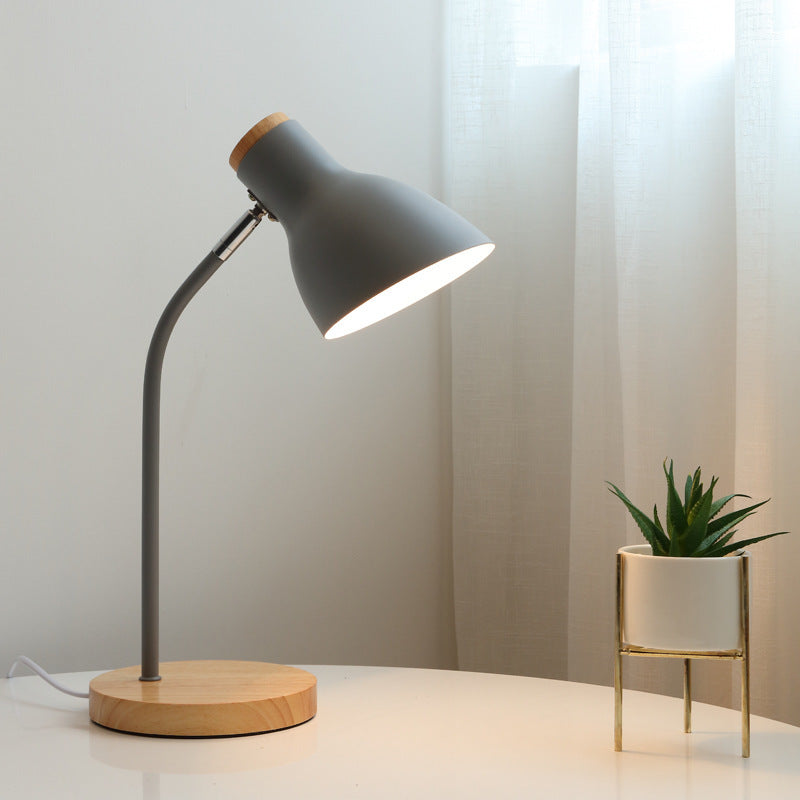 Lampe Macaron - Lampe de bureau torche pour enfant avec abat-jour en métal