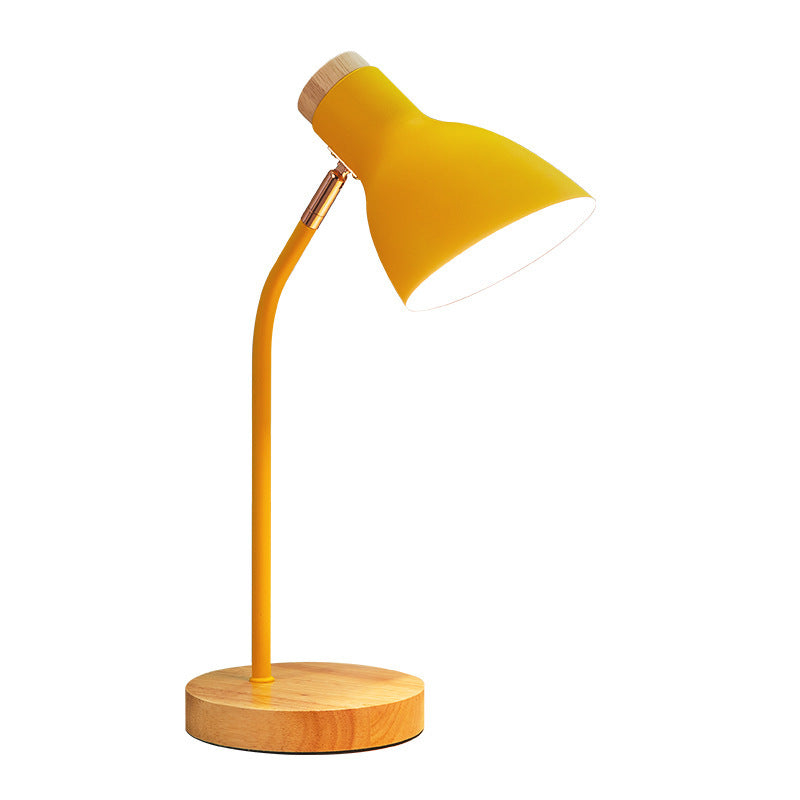 Lampe Macaron - Lampe de bureau torche pour enfant avec abat-jour en métal