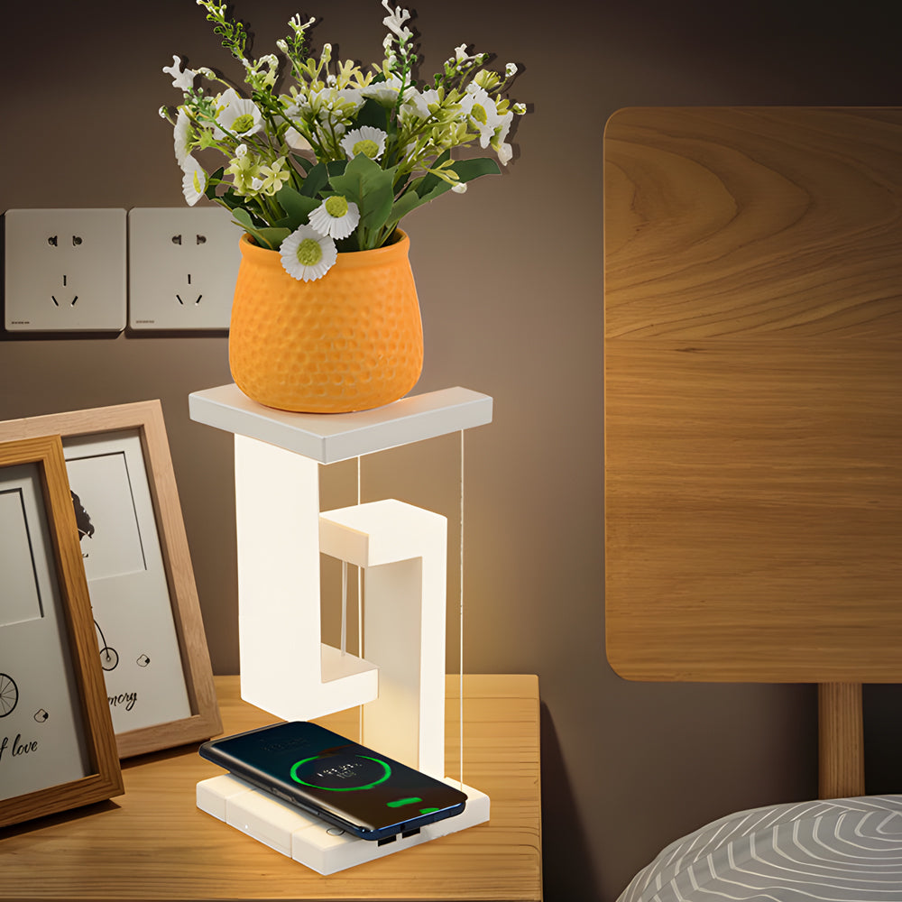 Lampe de Chevet suspendue avec chargeur sans fil intégré