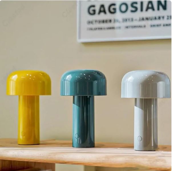 Lampe de Chevet sans fil en forme de champignon à l'italienne