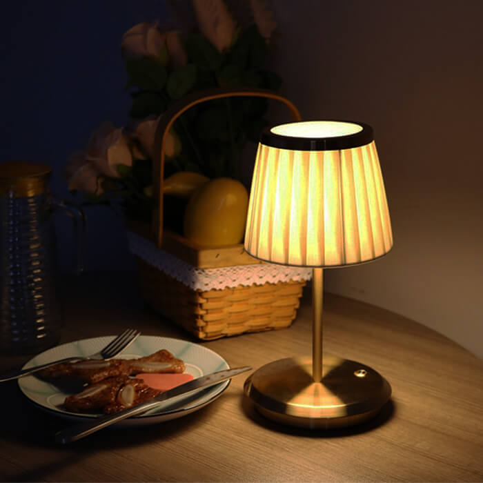 Lampe de Chevet en tissu à intensité réglable