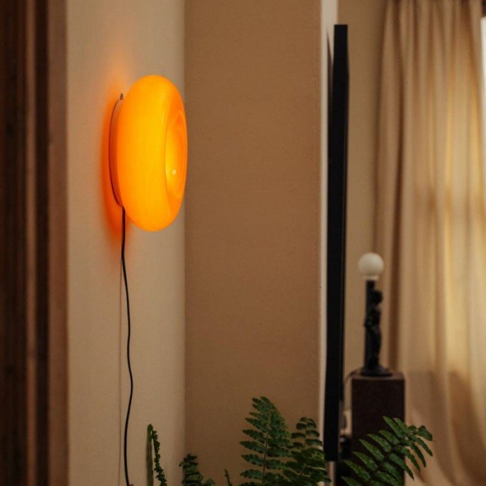 Applique Murale et Lampe de Table au Design Bauhaus Donut