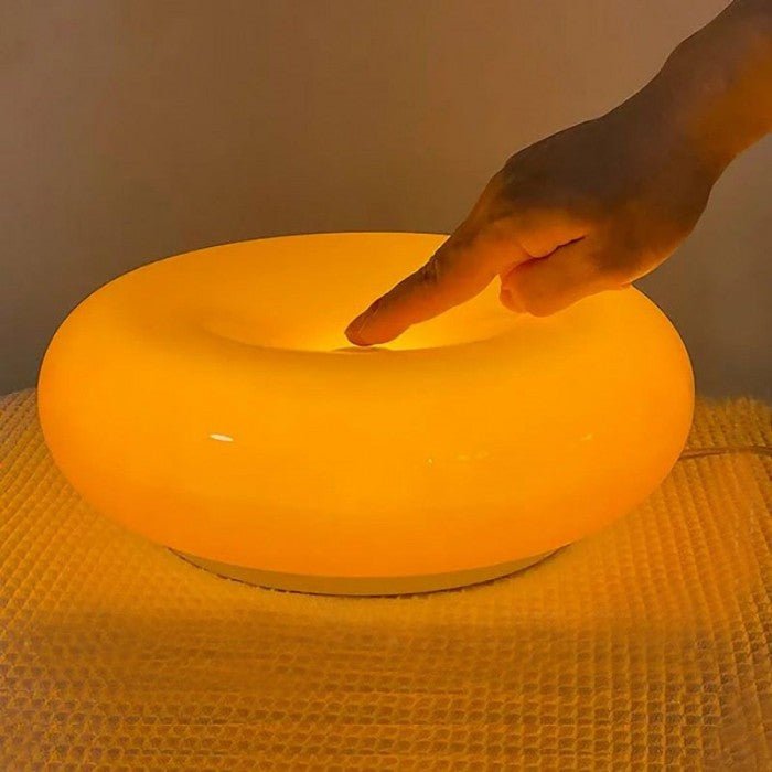 Applique Murale et Lampe de Table au Design Bauhaus Donut