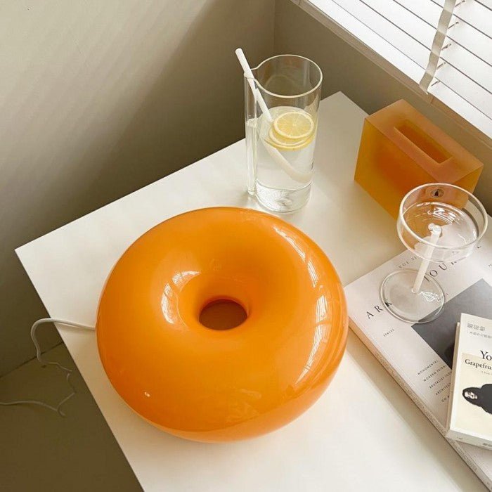 Applique Murale et Lampe de Table au Design Bauhaus Donut
