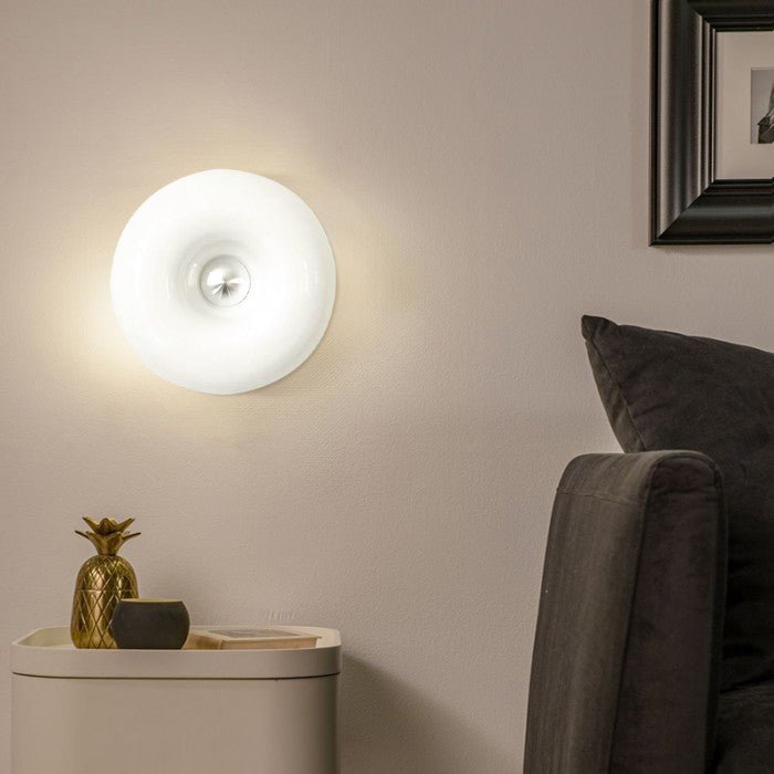 Applique Murale et Lampe de Table au Design Bauhaus Donut