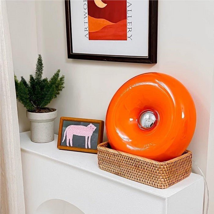 Applique Murale et Lampe de Table au Design Bauhaus Donut