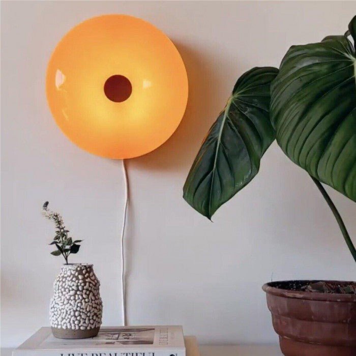 Applique Murale et Lampe de Table au Design Bauhaus Donut