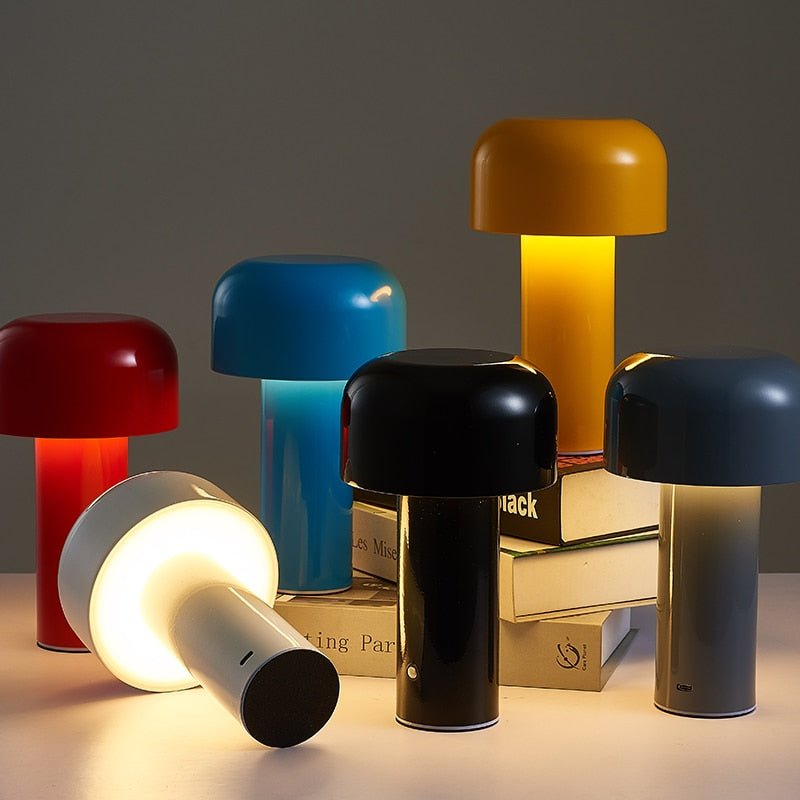 Lampe de Chevet sans fil en forme de champignon à l'italienne