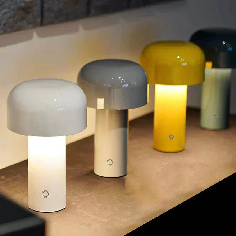 Lampe de Chevet sans fil en forme de champignon à l'italienne