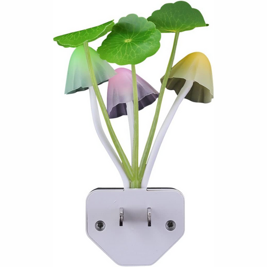 Veilleuse LED à capteur - Champignon coloré à brancher pour une ambiance féerique