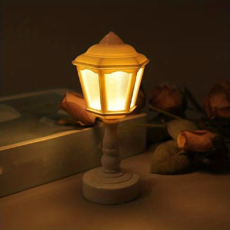 LumiDeco - Mini Lampe de Table Rétro LED pour Décoration Intérieure et Veilleuse